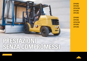 Čelní vysokozdvižné LPG vozíky Caterpillar GP50N3