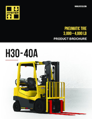 Čelní vysokozdvižné LPG vozíky Hyster H35A
