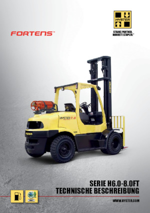 Čelní vysokozdvižné LPG vozíky Hyster H8.0FTS