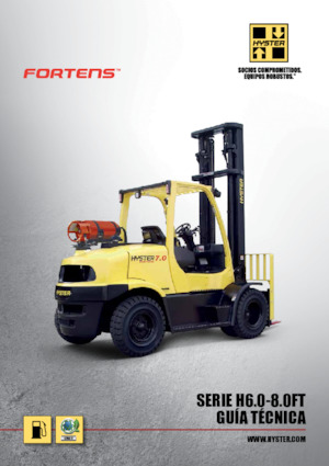 Čelní vysokozdvižné LPG vozíky Hyster H8.0FTS