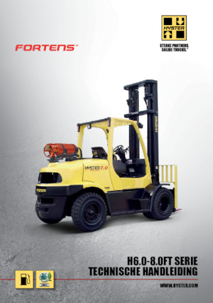 Čelní vysokozdvižné LPG vozíky Hyster H8.0FTS