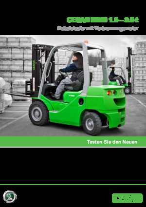 Čelní vysokozdvižné LPG vozíky Cesab M320GV