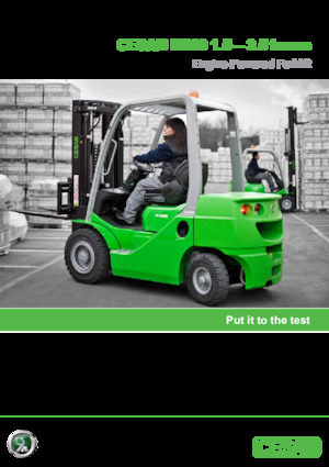 Čelní vysokozdvižné LPG vozíky Cesab M320GV