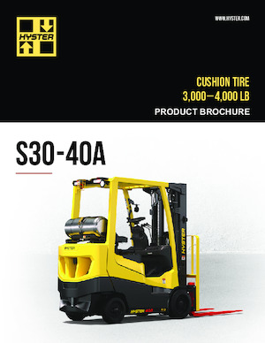 Čelní vysokozdvižné LPG vozíky Hyster S30A