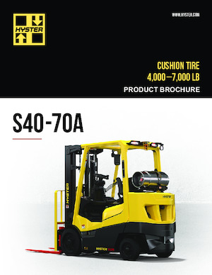 Čelní vysokozdvižné LPG vozíky Hyster S60A