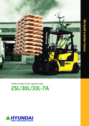 Čelní vysokozdvižné LPG vozíky Hyundai 33L-7A