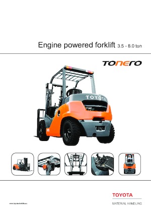 Čelní vysokozdvižné LPG vozíky Toyota 8 FG 35N 