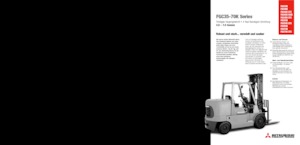 Čelní vysokozdvižné LPG vozíky Mitsubishi FGC40K STC