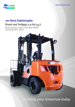Čelní vysokozdvižné LPG vozíky Doosan G35C-7