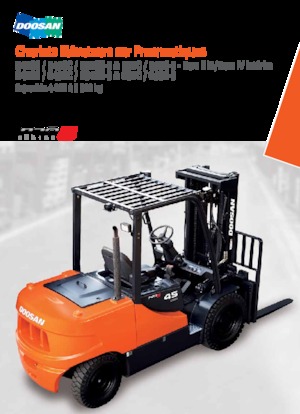 Čelní vysokozdvižné LPG vozíky Doosan G40SC-5