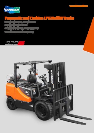 Čelní vysokozdvižné LPG vozíky Doosan G55C-5