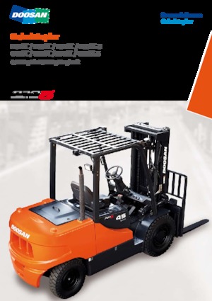 Čelní vysokozdvižné LPG vozíky Doosan G55SC-5