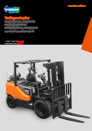 Čelní vysokozdvižné LPG vozíky Doosan GC55C-5
