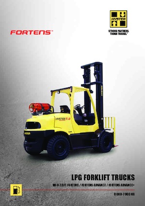 Čelní vysokozdvižné LPG vozíky Hyster H 7.0 FT