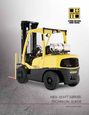 Čelní vysokozdvižné LPG vozíky Hyster H90FT