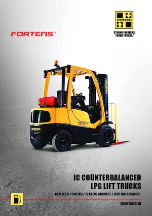 Čelní vysokozdvižné LPG vozíky Hyster H 2.5 FT