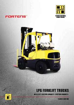 Čelní vysokozdvižné LPG vozíky Hyster H 4.5 FT 6