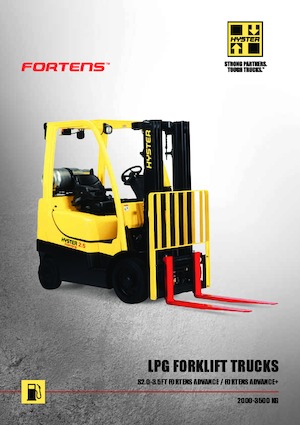 Čelní vysokozdvižné LPG vozíky Hyster S2.5FT