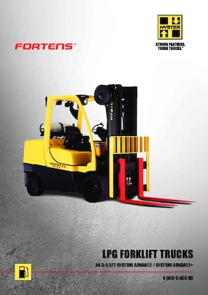 Čelní vysokozdvižné LPG vozíky Hyster S5.5FT