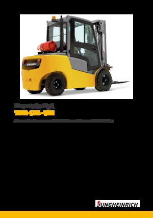 Čelní vysokozdvižné LPG vozíky Jungheinrich TFG 430