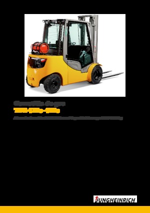 Čelní vysokozdvižné LPG vozíky Jungheinrich TFG 425s