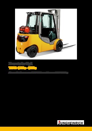 Čelní vysokozdvižné LPG vozíky Jungheinrich TFG 425s