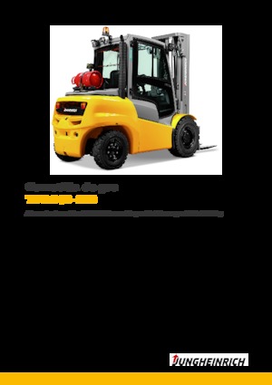 Čelní vysokozdvižné LPG vozíky Jungheinrich TFG S50