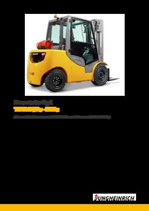 Čelní vysokozdvižné LPG vozíky Jungheinrich TFG S50s