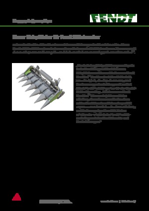 Sklízecí mlátičky žací hlavice na kukuřici Fendt CornFlow 8Reihen 70cm