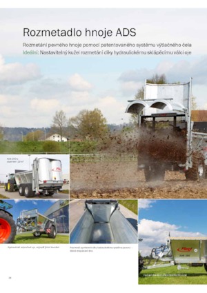 Rozmetadla hnoje Fliegl ADS 120