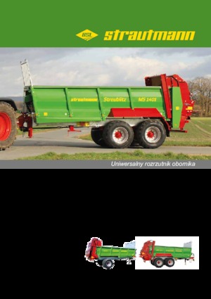 Rozmetadla hnoje Strautmann MS 801