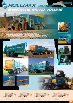 Rozmetadla hnoje Rolland RX 6325