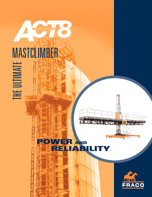 Stožárové šplhací pracovní plošiny Fraco ACT-8