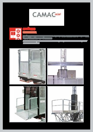 Stožárové šplhací pracovní plošiny CAMAC Camac 1500