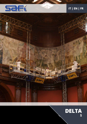 Stožárové šplhací pracovní plošiny Safi DELTA S 1000