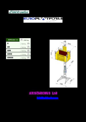 Stavební výtahy Electroelsa EHPM 2500/15