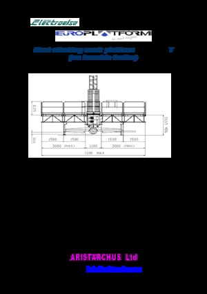 Stožárové šplhací pracovní plošiny Electroelsa EP-3125T