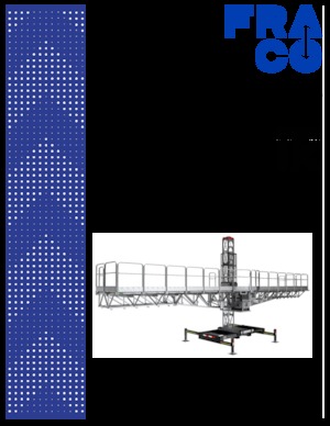 Stožárové šplhací pracovní plošiny Fraco FRSM 20K