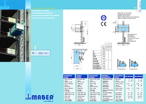 Stavební výtahy Maber MB C 2000/150-SR