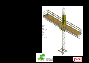 Stožárové šplhací pracovní plošiny Piat P 3000 S CE
