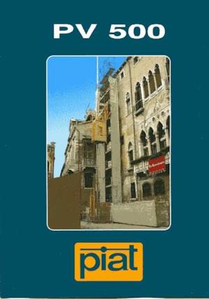 Stavební výtahy Piat PV 500