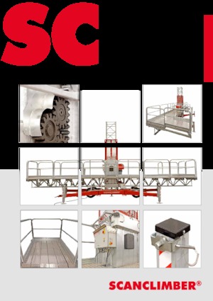 Stožárové šplhací pracovní plošiny Scanclimber Taurus SC6000