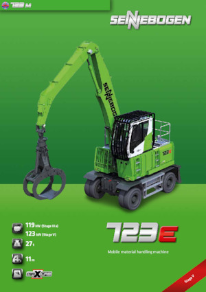 Manipulátory s materiálem Sennebogen 723M E  