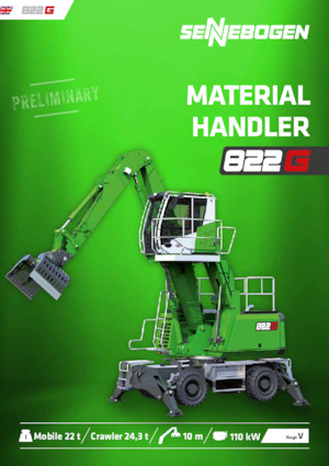 Manipulátory s materiálem Sennebogen 822M G 