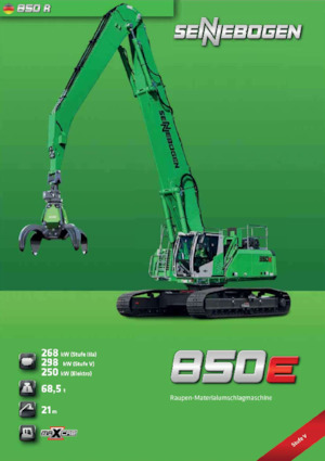 Manipulátory s materiálem Sennebogen 835R G Hybrid 
