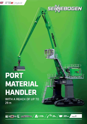 Manipulátory s materiálem Sennebogen 875M E Hybrid  