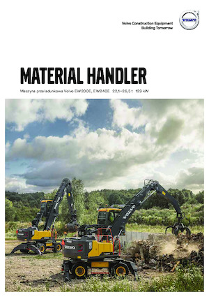 Manipulátory s materiálem Volvo EW200E