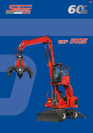 Manipulátory s materiálem Solmec EXP 5025