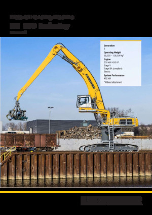 Manipulátory s materiálem Liebherr LH 110 C Industry Litronic