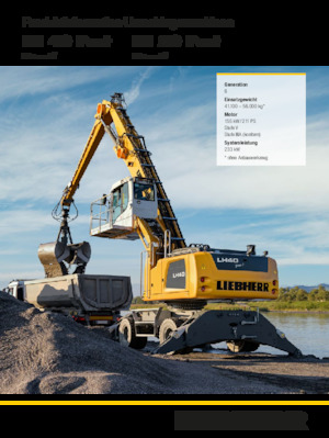 Manipulátory s materiálem Liebherr LH 40 M Port Litronic